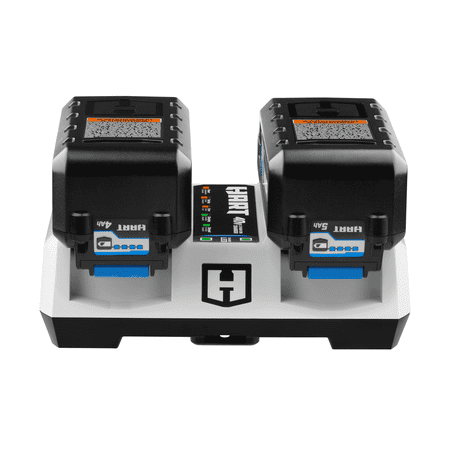 Restored HART 40-Volt Dual Port Fast Charger for HART 40V Batteries (Refurbished)