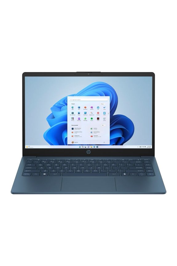 Restored HP 14-EP20 Stream 14" HD Laptop, Intel Celeron N150 Processor, 4GB RAM, 128GB SSD, Intel HD Graphics, Webcam, Blue, Windows 11 Home