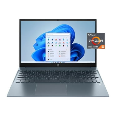 Restored HP 15-eh1052wm Pavilion 15.6" FHD Ryzen 5 5500U 2.1GHz AMD Radeon Graphics 8GB RAM 512GB SSD Win 10 Home Blue (Refurbished)