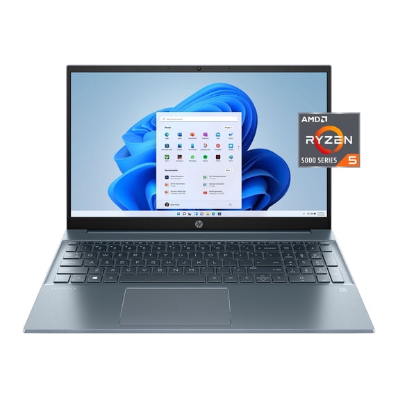 Restored HP 15-eh1052wm 15.6" FHD Laptop AMD Ryzen 5 5500U 2.1GHz 8GB RAM 512GB SSD Windows 10 Home