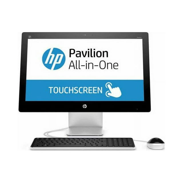 Restored HP 22-a113w Pavilion 21.5" FHD Touchscreen Pentium G3260T 2.9GHz 4GB RAM 1TB HDD Win 10 Home White (Refurbished)