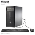 thumbnail image 1 of Restored HP 280 G1 TW Desktop PC Intel Quad Core I5-4590S 3.0Ghz, 8G DDR3, 1T HDD, VGA, DVI, WIFI, Bluetooth, DVDRW, Mouse and Keyboard, Windows 10 Pro 64 Bits (Refurbished), 1 of 7