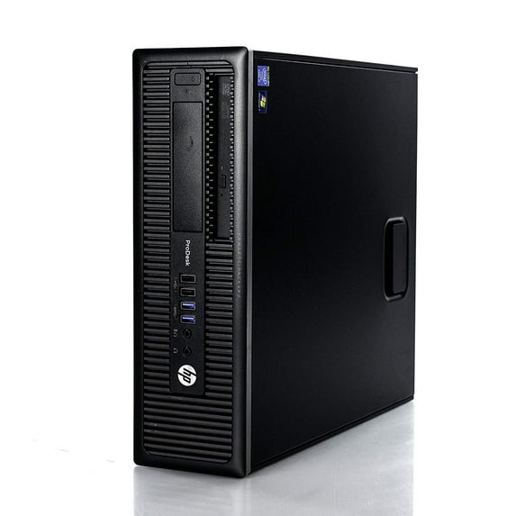 Restored HP 600 G1 Business Desktop Computer Tower PC (Intel Core i3-4130, 4GB Ram, 500GB HDD, Dual Monitor Support VGA + HDMI, WIFI) Win 10 Pro (Refurbished)
