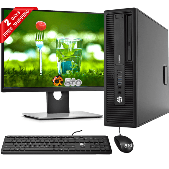 Restored HP 600 G1 SFF Computer Core i5 4th, 8GB Ram, 1TB HDD, New 22 ...