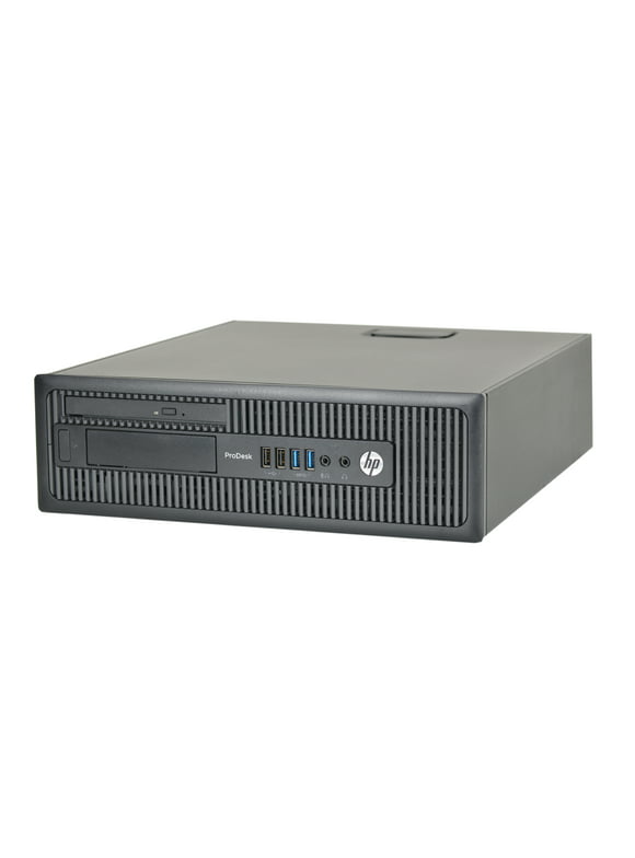 Restored HP 600 G1 Small Form Factor Desktop PC with Intel Core i5-4570 3.2GHz Processor, 8GB Memory, 500GB Hard Drive, and Win10P64 (Monitor Not Included) (Refurbished)