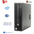thumbnail image 1 of Restored HP 600 G2 Desktop Computer Intel Pentium G4400 3.3GHz CPU 16GB Ram, 120GB SSD, Keyboard & Mouse, WiFi, DVD, Win10 Pro PC (Refurbished), 1 of 8