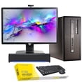 thumbnail image 1 of Restored HP 600 G2 Desktop Computer Tower Core i5 CPU 8GB RAM 256GB SSD Wi Fi Webcam with 22" LCD, Soundbar and Wireless Keyboard and Mouse - Windows 10 PC (Refurbished), 1 of 6