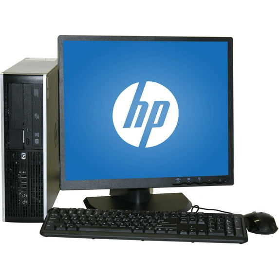 Restored HP 6000 Desktop PC with Intel Core 2 Duo Processor, 4GB Memory, 19" Monitor, 250GB Hard Drive and Windows 10 Home (Refurbished)
