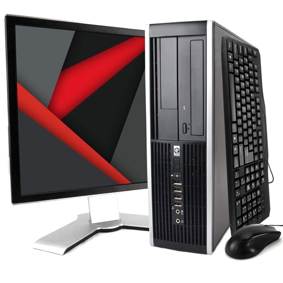 Restored HP 6300 Professional Desktop Computer 4GB RAM 1TB HDD Windows 10 Home Includes 22in LCD Monitor, Mouse and Keyboard (Refurbished)