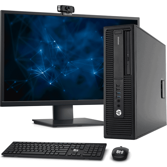 Restored HP 800 G1 SFF Computer Desktop PC, Intel Core i5 3.2GHz Processor, 16GB Ram, 512GB M.2 SSD, BTO Wireless Keyboard & Mouse, Wifi (Refurbished)