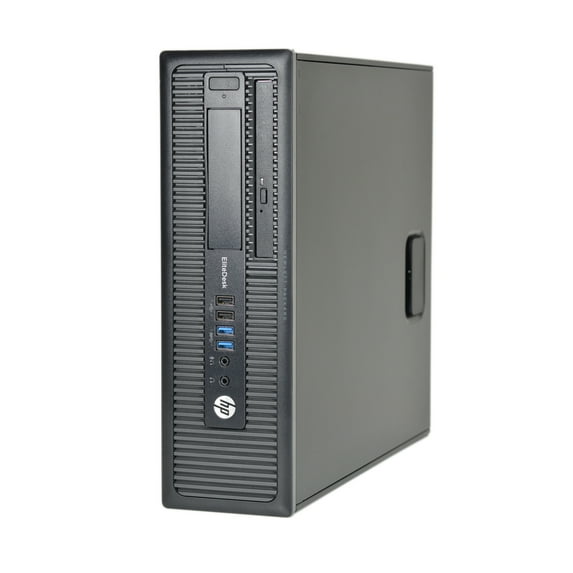 Restored HP 800 G1-SFF Desktop PC with Intel Core i5-4570 Processor, 16GB Memory, 500GB Hard Drive and Windows 10 Pro (Monitor Not Included) (Refurbished)