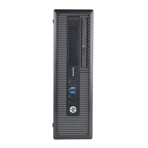 Restored HP 800 G1 Small Form Factor, Windows 10 Pro, Intel Core i5-4570 3.2Ghz, 8GB RAM, 256GB Solid State Drive, DVDRW (Refurbished)