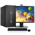 thumbnail image 1 of Restored HP 800 G2 PC Tower Intel Core i7 CPU 16GB RAM 1TB HDD Webcam 22" LCD Windows 10 with Wireless Keyboard and Mouse (Refurbished), 1 of 5