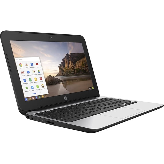 Restored HP ChromeBook 11 G4 EE: 11.6-inch (1366x768) Intel Celeron N2840 2.16GHz, Gray