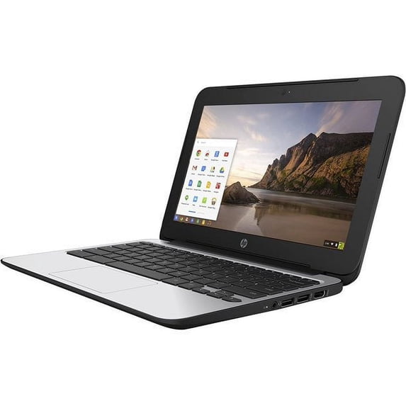 Restored HP Chromebook 11 G4, 2.16 GHz Intel Celeron, 4GB DDR3 RAM, 16GB SSD Hard Drive, Chrome, 11" Screen