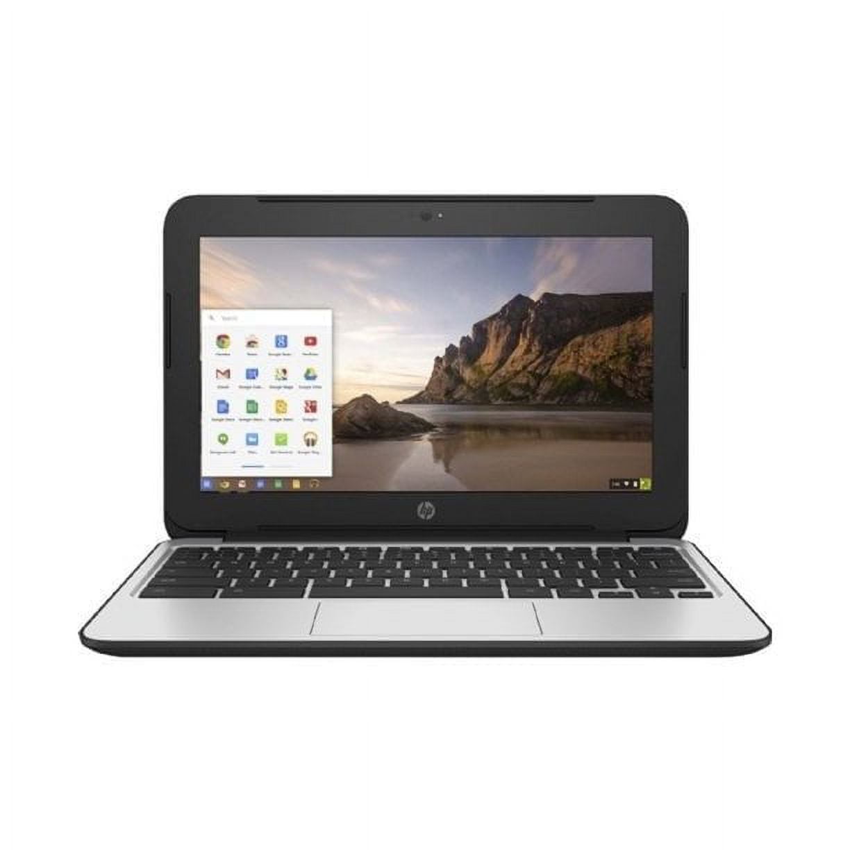 Restored HP Chromebook 11 G4 Intel Celeron N2840 X2 2.16GHz 4GB 16GB SSD 11.6" SKIN, Gray (Refurbished)