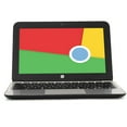 thumbnail image 1 of Restored HP Chromebook 11 G4 Laptop Computer, 2.16 GHz Intel Celeron, 2GB DDR3 RAM, 16GB SSD Hard Drive, Chrome, 11" Screen (Refurbished), 1 of 9