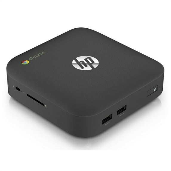 HP Mini ChromeBox, Intel Celeron 2955U, 4GB, 16GB HD, 16GB SSD, Black, J5N50UT#ABA (Used)