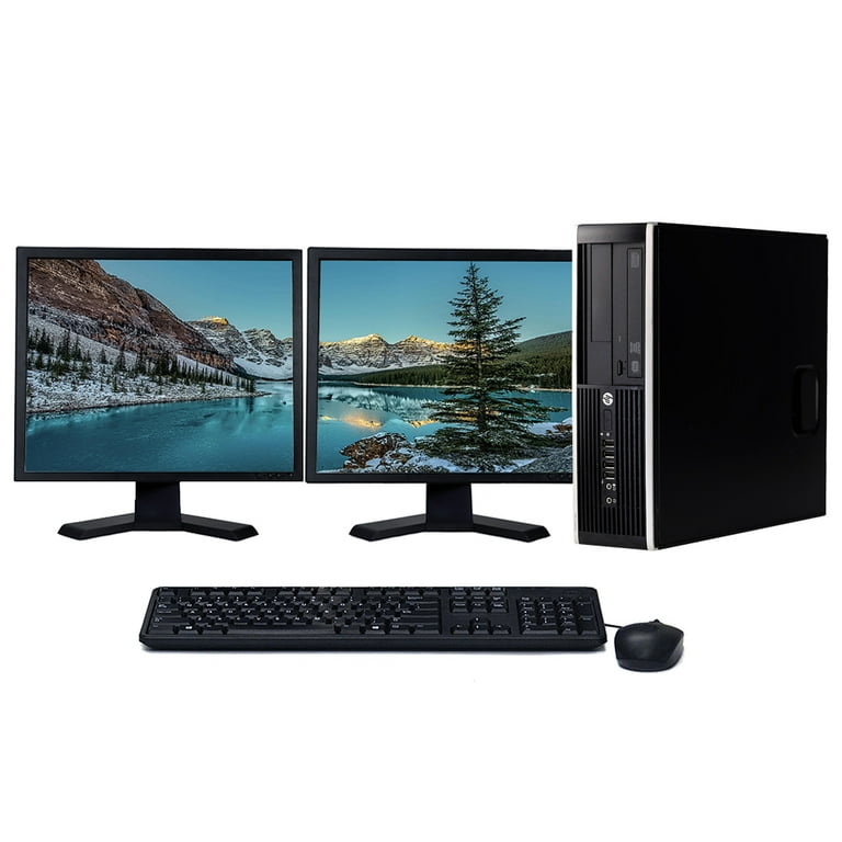 定率割引 西日本 デスクトップPC2台セット HP Compaq 旨く 6200とFUJITSU ESPRIMO デスクトップパソコン