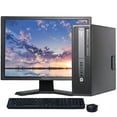thumbnail image 1 of Restored HP Desktop Computer G1 SFF Intel Core i7 3.4GHz Processor 8GB RAM 256GB SSD Wi-fi DVD-RW Windows 10 with 20" Monitor (Refurbished), 1 of 5