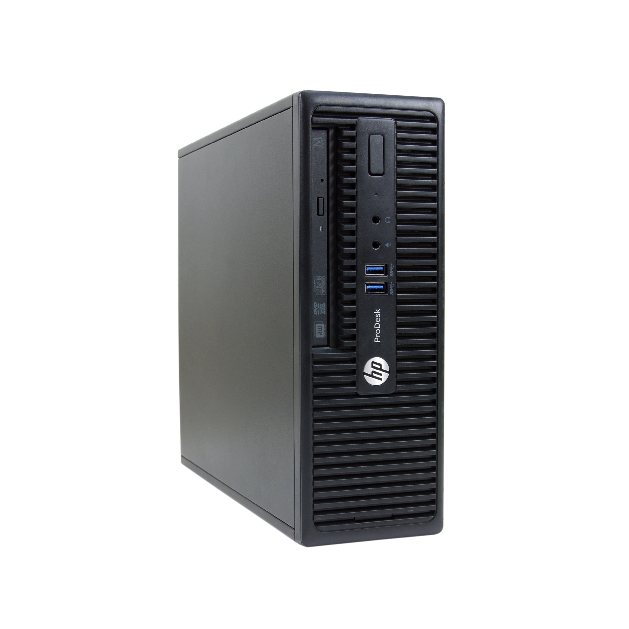 Restored HP Desktop Tower Computer, Intel Core i5-7600, 16GB RAM, 256GB HD,  Windows 10 Pro, Black, 400 G3-SFF (Refurbished)