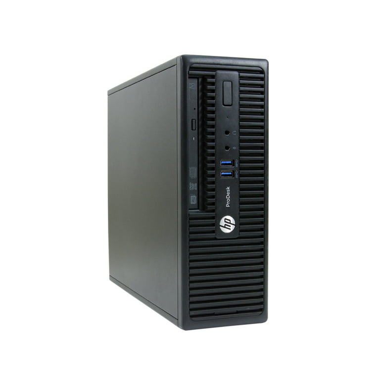 Restored HP Desktop Tower Computer, Intel Core i5-7600, 16GB Ram, 256GB HD, Windows 10 Pro, Black, 400 G3-SFF (Refurbished)