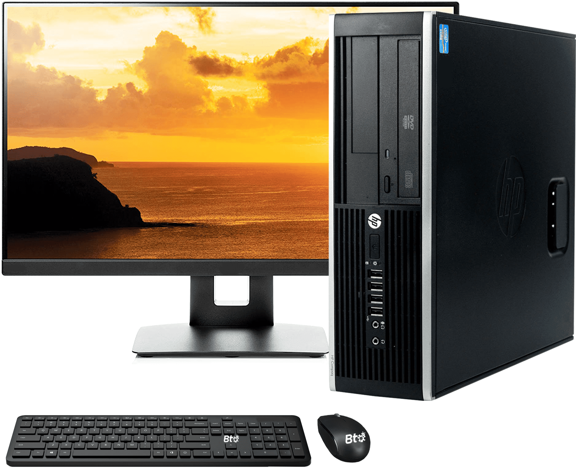 Restored HP Elite SFF Desktop Computer PC, Intel Core i7 3.4GHZ Processor,  16GB Ram, 256GB M.2 SSD, WiFi & Bluetooth, BTO Wireless keyboard And Mouse, 