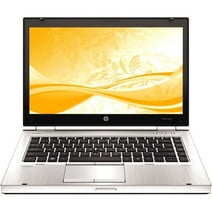Restored HP EliteBook 14" Laptop, Intel Core i5, 8GB RAM, 320GB HD, DVD, Windows 7 Professional, Black/Gray (Refurbished)