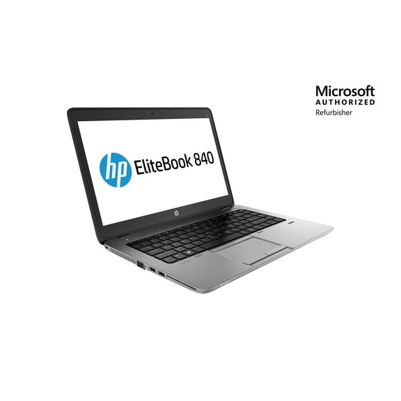 Restored HP EliteBook 840 G1 14.0-in Laptop - Intel Core i5 4200U 4th Gen 1.60 GHz 8GB 256GB SSD Windows 10 Pro 64-Bit - Webcam (Refurbished)
