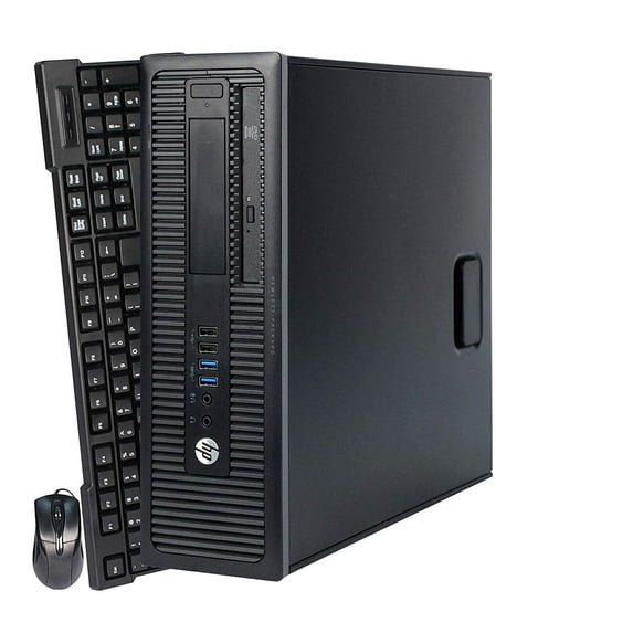 Restored HP EliteDesk 400 G1 Small Form Business High Performance Desktop Computer PC (Intel Core i5 4570 3.2G,8G RAM DDR3,500GB HDD,DVD-ROM,WIFI, Windows 10 Professional) (Refurbished)