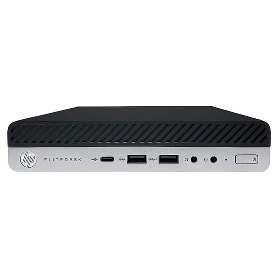 Restored HP EliteDesk 800 G3 Micro Desktop Intel Core i5-6500T 2.5GHz 8GB RAM 256GB SSD Wi-Fi Windows 10 Pro PC (Refurbished)