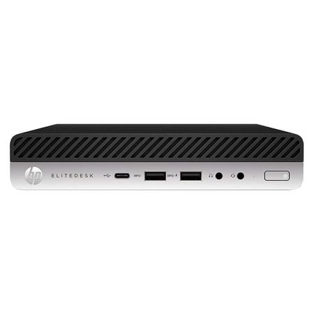 Restored HP EliteDesk 800 G3 Mini Desktop Computer i5-7500T 8GB 256GB SSD Win10 Pro (Refurbished)