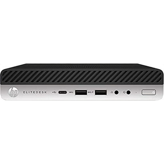 Restored HP EliteDesk 800 G4 Desktop Mini - Intel Core i5 - 16GB DDR4-256GB SSD - Intel UHD Graphics 630 - Windows 10 Pro (Refurbished)