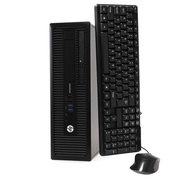 Restored HP EliteDesk 800G1 Desktop Computer PC, 3.40 GHz Intel i7 Quad Core Gen 4, 16GB DDR3 RAM, 500GB Hard Disk Drive (HDD) SATA Hard Drive, Windows 10 Home 64bit (Refurbished)