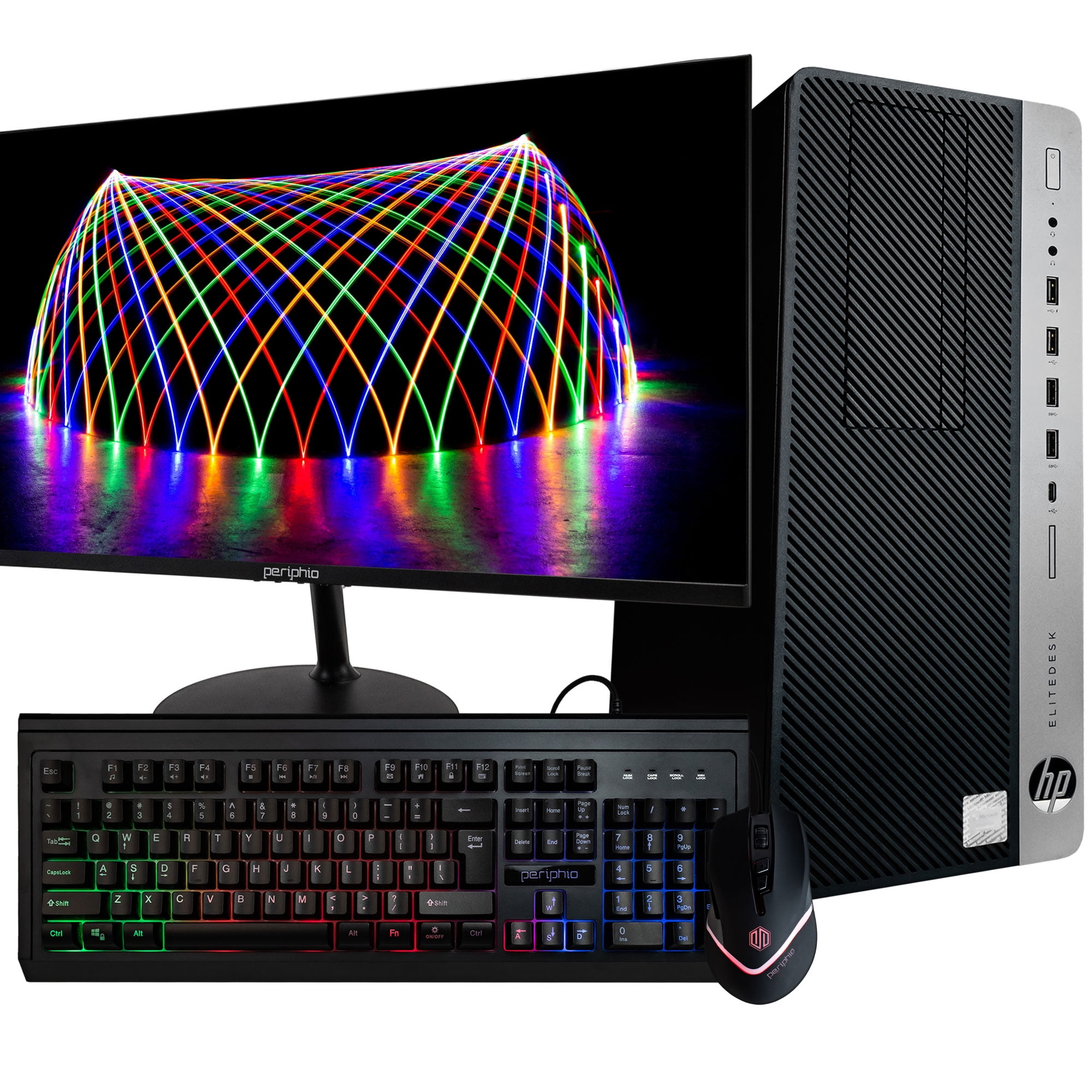  HP RGB Gaming Desktop PC, Intel Quad I7 up to 3.8Ghz