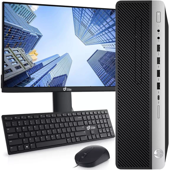 Restored HP EliteDesk G3 SFF Desktop Computer PC, Intel Core i7-6700 upto 4GHz , 32GB DDR4 Ram, 512GB SSD, 22inch LED, Wi-Fi Adapter, BTO Keyboard & Mouse, Windows 11 Professional (Refurbished)