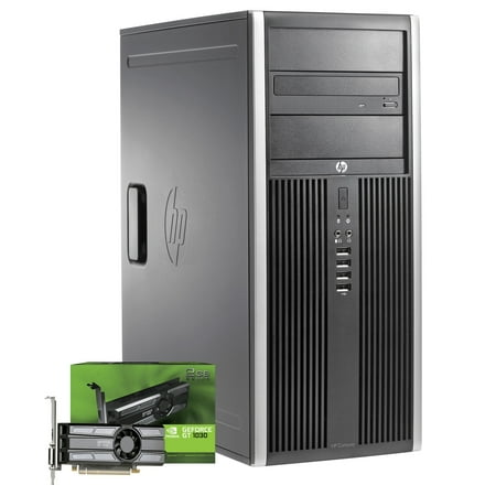 Restored HP EliteDesk Tower Computer Quad Core Intel i7 (3.40GHz) GeForce GT 1030 (2GB) GPU 16GB DDR3 RAM 1TB SSD Solid State 5G-WiFi + Bluetooth Windows 10 Pro (Refurbished)