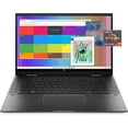 thumbnail image 1 of Restored HP Envy x360 2IN1 15.6" 1920X1080 FHD TOUCH R75825U 16GB 512GB SSD BLACK (Refurbished), 1 of 2