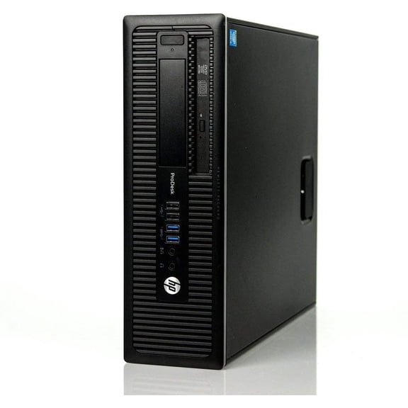 Restored HP G1 Core i5, 3.2GHz SFF Computer Tower PC, 8GB Ram, 120GB M.2 SSD, 3TB HDD, BTO Wireless Keyboard and Mouse, Wifi / Bluetooth, Nvidia GT1030 Graphics Card Win 10 Pro (Refurbished)