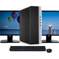 thumbnail image 1 of Restored HP G3 Desktop Computer with a Intel Core i3 3.7 Ghz 6th gen Processor, choose Memory, Hard drive, and LCD Options - Windows 10 PC (Refurbished), 1 of 5