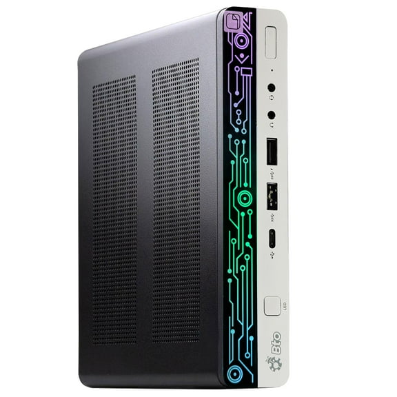 Restored HP G4 Desktop Computer Mini PC Intel Hexa Core i5-8500 16GB RAM 1 TB NVMe SSD, RGB Keyboard & Mouse, BTO Wi-Fi Windows 11 Pro (Refurbished)