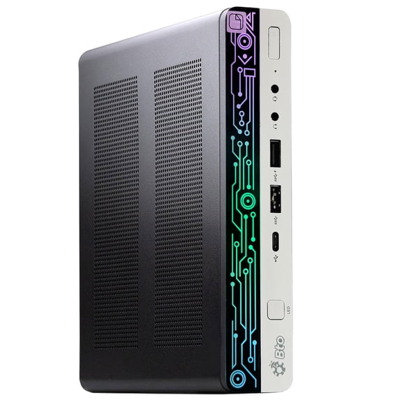 Restored HP G4 Desktop Computer Mini PC Intel Hexa Core i5-8500 32GB RAM 2 TB NVMe SSD, RGB Keyboard & Mouse, BTO Wi-Fi Windows 11 Pro (Refurbished)