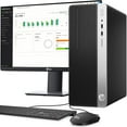 thumbnail image 1 of Restored HP G4 Desktop Tower Computer PC Intel Hexa Core i5-8500 upto 4.10GHz 64GB Ram 1TB SSD 2TB HDD New 24" LED Monitor Screen Built-in Wi-Fi, Bto Keyboard & Mouse, Windows 11 Pro (Refurbished), 1 of 7
