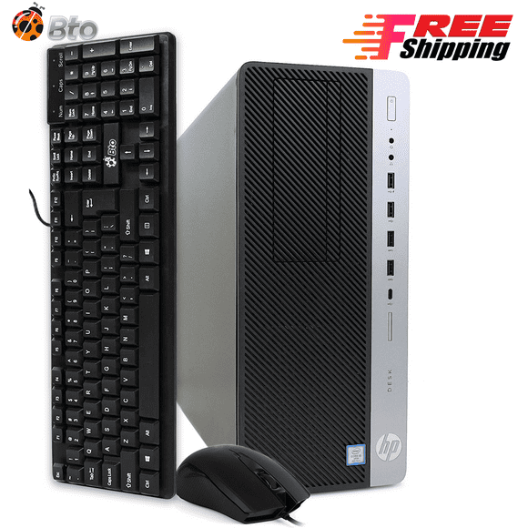 Restored HP G4 Desktop Tower PC Intel Hexa Core i7 8700 8th Gen. upto 4.60GHz Processor, 16GB DDR4 Ram, 2TB Hard Drive, WiFi, Windows 11 Pro Computer (Refurbished)