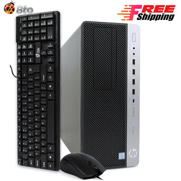 Restored HP G4 Desktop Tower PC Intel Hexa Core i7 8700 8th Gen. upto 4.60GHz Processor, 32GB DDR4 Ram, 1TB NVMe M.2 SSD, WiFi, Windows 11 Pro Computer (Refurbished)