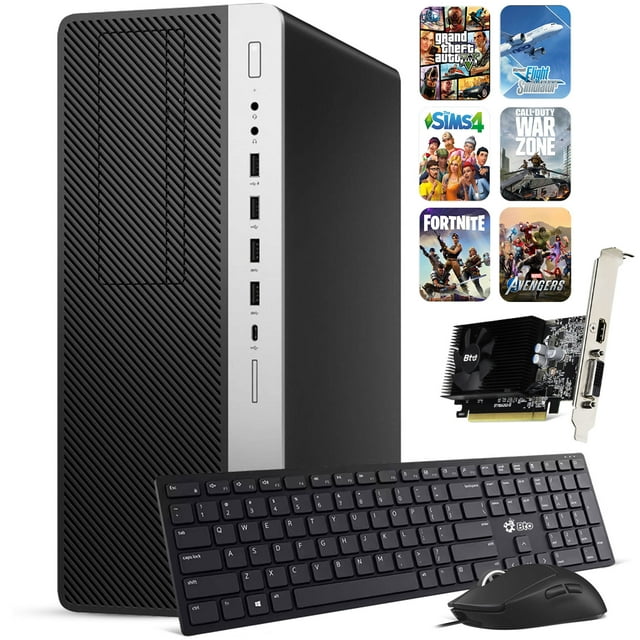 Restored HP G4 Gaming Tower Desktop Computer PC i58500 upto 4.10GHz