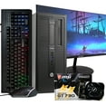 thumbnail image 1 of Restored HP Gaming Desktop Tower Computer Bundle with 24" Monitor, Intel Core i5, 8GB RAM, Integrated Graphics, 512GB SSD, DVD-ROM, Windows 10, Black (Refurbished), 1 of 7