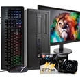 thumbnail image 1 of Restored HP Gaming Desktop Tower Computer Bundle, Intel Core i5, 16GB RAM, NVIDIA GeForce GT 730 (2GB), 1TB SSD, DVD-ROM, Windows 10, New 24" LCD Monitor, RGB Keyboard & Mouse (Refurbished), 1 of 8