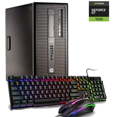 Restored HP Gaming PC Tower Intel Core i3 16GB RAM 1TB HDD WiFi NVIDIA Graphics GeForce GT 1030 Windows 10 Computer (Refurbished)