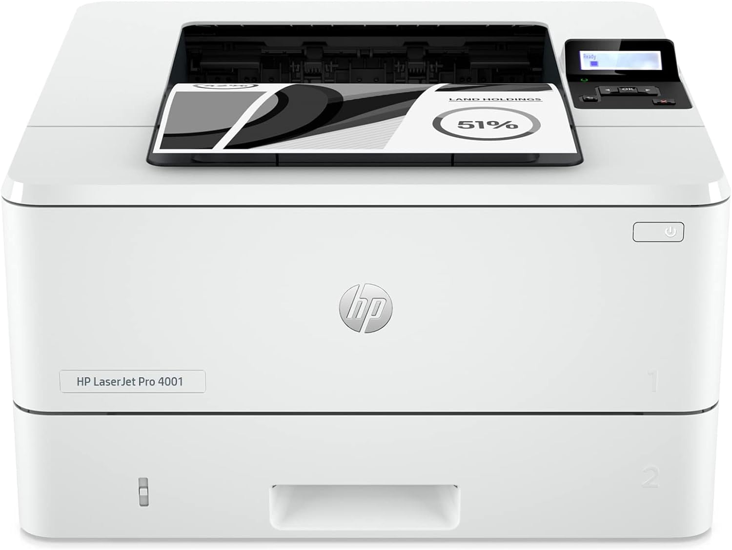 Restored HP LaserJet Pro 4001n Desktop Monochrome Laser Printer 2Z599F (Refurbished)